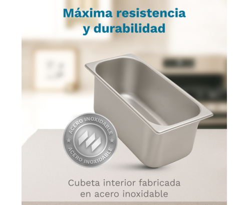 Grunkel FRYPRO-3SS freidora Sencillo 3 L Independiente 2000 W Acero inoxidable