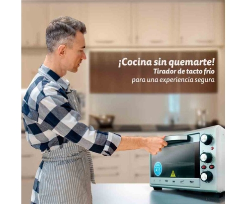 Grunkel HR-28SILVER horno tostador 28 L 1600 W Acero inoxidable