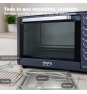 Grunkel HR-48PROMAX horno tostador 48 L 2200 W Negro, Acero