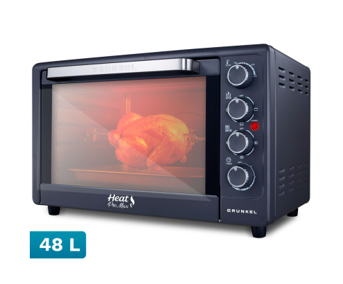 Grunkel HR-48PROMAX horno tostador 48 L 2200 W Negro, Acero