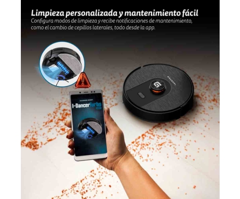 Grunkel I-DANCERTURBOLASER aspiradora robotizada 0,25 L Negro