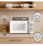 Grunkel MW-20MG microondas Blanco Solo microondas Encimera 20 L 700 W