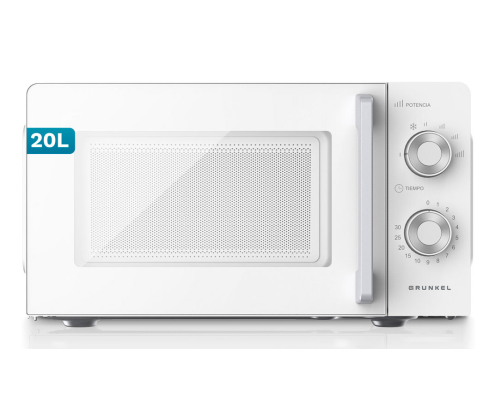 Grunkel MW-20MG microondas Blanco Solo microondas Encimera 20 L 700 W