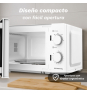 Grunkel MW-25EASY microondas Blanco Solo microondas Encimera 25 L 850 W