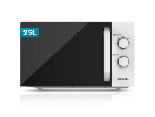 Grunkel MW-25EASY microondas Blanco Solo microondas Encimera 25 L 850 ...