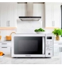 Grunkel MW-28AIRFRYER microondas Acero inoxidable Microondas combinado Encimera 28 L 900 W