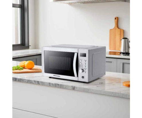 Grunkel MW-28AIRFRYER microondas Acero inoxidable Microondas combinado Encimera 28 L 900 W
