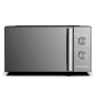 Grunkel MWG-20ESPEJO microondas Acero inoxidable, Negro Microondas con grill Encimera 20 L 700 W