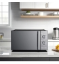Grunkel MWG-20ESPEJO microondas Acero inoxidable, Negro Microondas con grill Encimera 20 L 700 W