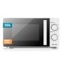 Grunkel MWG-20GRILL microondas Blanco, Negro Microondas con grill Encimera 20 L 700 W