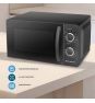Grunkel MWG-20NG microondas Negro Microondas con grill Encimera 20 L 700 W