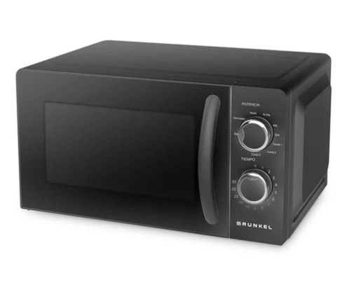 Grunkel MWG-20NG microondas Negro Microondas con grill Encimera 20 L 700 W
