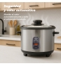 Grunkel RC-28L arrocera 2,8 L 1000 W Acero inoxidable, Gris Oscuro