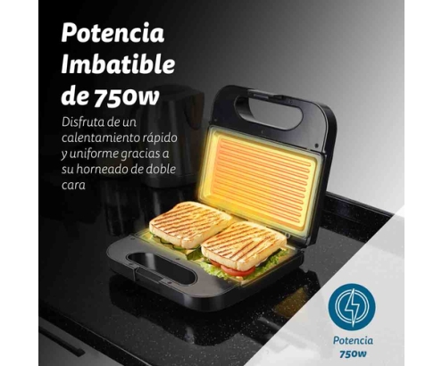 Grunkel SAN-GRILLNG sandwichera 750 W Acero inoxidable
