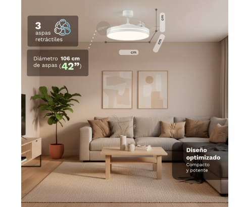 Grunkel SKYWHITE42 ventilador Blanco