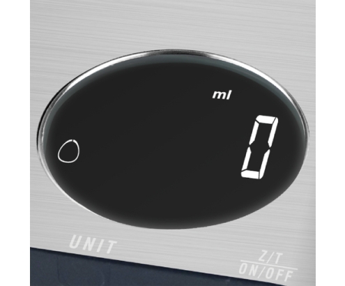 Haeger KS-DIG.012A báscula de cocina Acero inoxidable Encimera Rectángulo Báscula electrónica de cocina