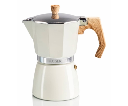 Haeger MOKA Pot 6 Cafetera italiana Beige