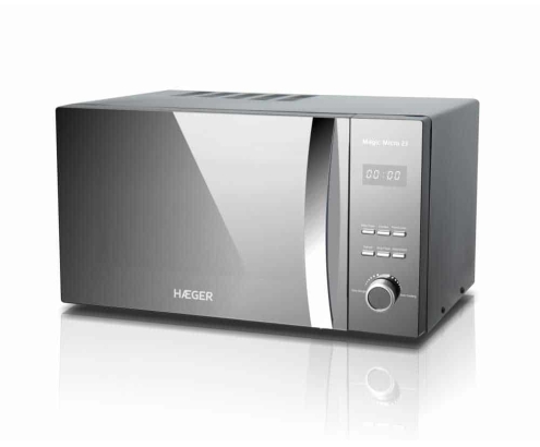 Haeger MW-80B.008A microondas Plata Solo microondas Encimera 26 L 800 W