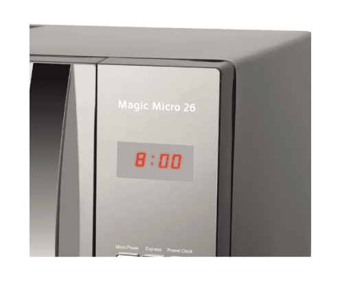 Haeger MW-80B.008A microondas Plata Solo microondas Encimera 26 L 800 W