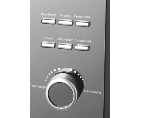 Haeger MW-80B.008A microondas Plata Solo microondas Encimera 26 L 800 W