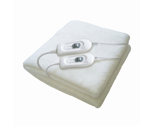 Haeger UB-140.003A manta eléctrica y almohadilla 60 W Blanco Micropolar, Poliéster