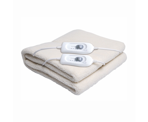 Haeger UB-140.004A manta eléctrica y almohadilla 60 W Blanco Poliéster