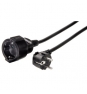 Hama 00047869 base múltiple 3 m 1 salidas AC Negro