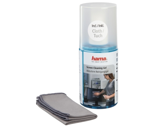 Hama 00078302 kit de limpieza para computadora Portátil, PC Gel para limpieza de equipos 200 ml