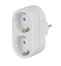 Hama 00108876 adaptador de enchufe eléctrico Tipo C (Euroconcexión) + Tipo F Blanco