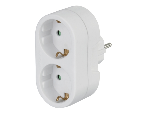 Hama 00108876 adaptador de enchufe eléctrico Tipo C (Euroconcexión) + Tipo F Blanco