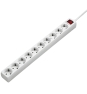 Hama 00137234 limitador de tensión Blanco 10 salidas AC 230 V 3 m