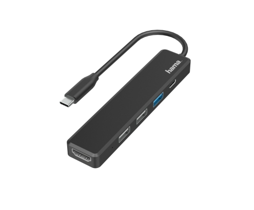 Hama 00200117 base para portátil y replicador de puertos USB 2.0 Negro