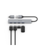 Hama 00200141 hub de interfaz USB 3.2 Gen 1 (3.1 Gen 1) Type-A 5000 Mbit/s Gris