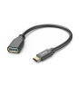 Hama 00201605 cable USB USB 3.2 Gen 1 (3.1 Gen 1) 0,15 m USB C USB A Negro