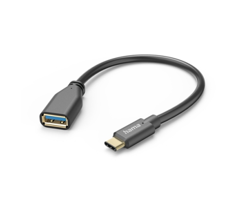 Hama 00201605 cable USB USB 3.2 Gen 1 (3.1 Gen 1) 0,15 m USB C USB A Negro