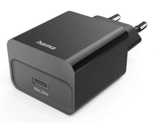 Hama 00201959 cargador de dispositivo móvil Auriculares, Batería portátil, Smartphone, Tableta Negro Corriente alterna Carga rápida Interior
