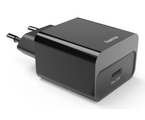 Hama 00201959 cargador de dispositivo móvil Auriculares, Batería portátil, Smartphone, Tableta Negro Corriente alterna Carga rápida Interior