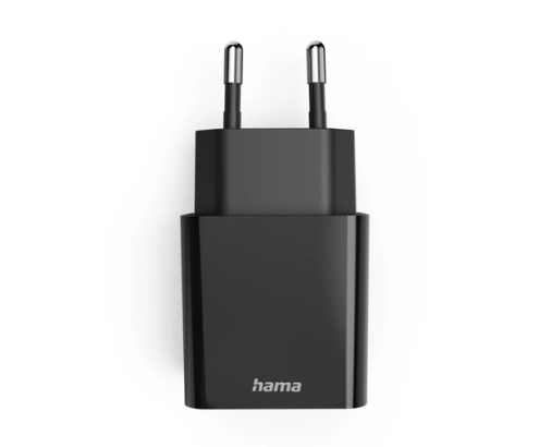 Hama 00201959 cargador de dispositivo móvil Auriculares, Batería portátil, Smartphone, Tableta Negro Corriente alterna Carga rápida Interior