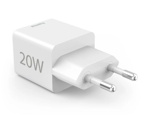 Hama 00201991 cargador de dispositivo móvil Auriculares, Batería portátil, Smartphone, Tableta Blanco Corriente alterna Carga rápida Interior