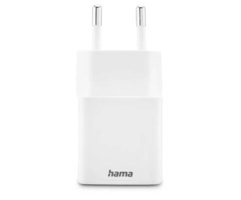 Hama 00201991 cargador de dispositivo móvil Auriculares, Batería portátil, Smartphone, Tableta Blanco Corriente alterna Carga rápida Interior
