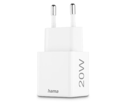 Hama 00201991 cargador de dispositivo móvil Auriculares, Batería portátil, Smartphone, Tableta Blanco Corriente alterna Carga rápida Interior