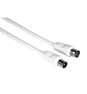 Hama 00205029 cable coaxial 3 m Blanco