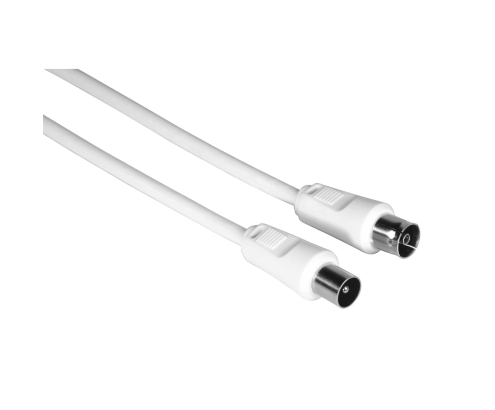 Hama 00205029 cable coaxial 3 m Blanco