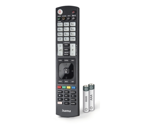 Hama 00221061 mando a distancia IR inalámbrico TV Botones