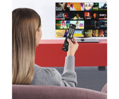 Hama 00221061 mando a distancia IR inalámbrico TV Botones