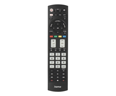 Hama 00221064 mando a distancia IR inalámbrico TV Botones