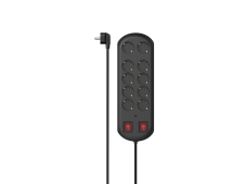 Hama 00223164 base múltiple 2 m 10 salidas AC Interior Negro