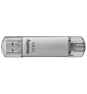 Hama C-Laeta unidad flash USB 64 GB USB Type-A / USB Type-C 3.2 Gen 1 (3.1 Gen 1) Plata