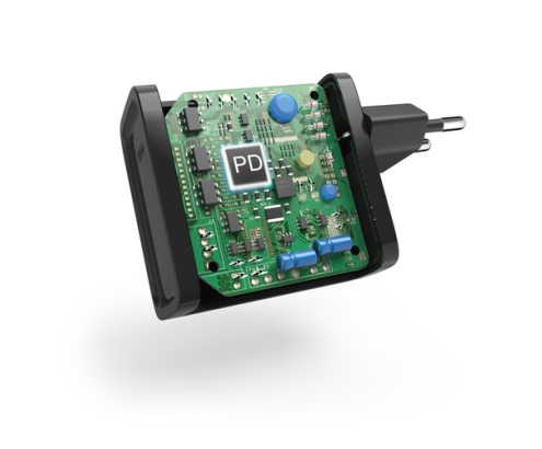 Hama | Cargador universal de portátil USB C de 45W, carga rápida, color negro