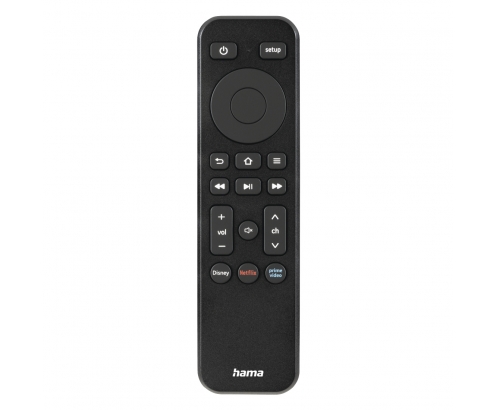Hama Nano mando a distancia IR inalámbrico TV Botones